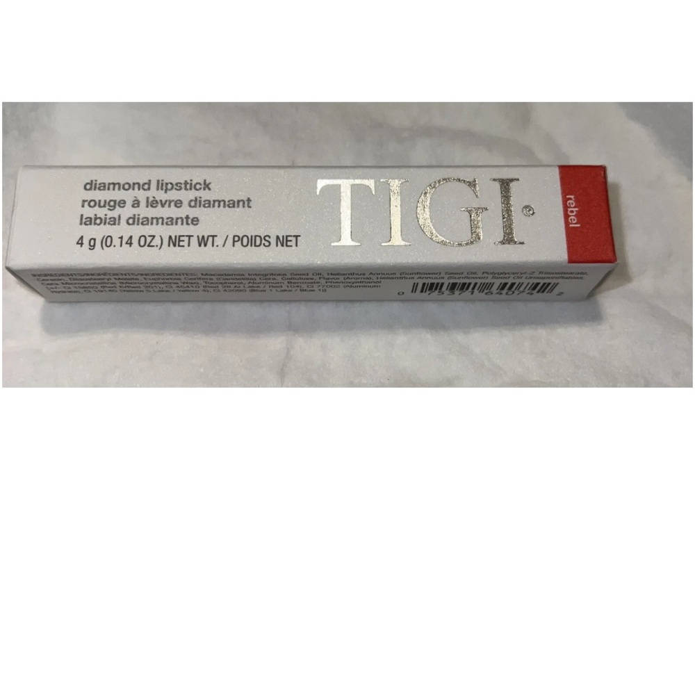 TIGI Cosmetics Diamond Lipstick Rebel Red NEW in BOX.